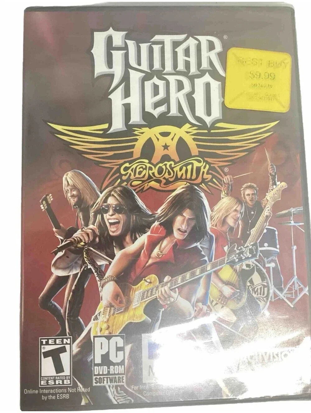 Guitar Hero: Aerosmith (Windows WIN Macintosh Mac PC 2008) Video Game NEW SEALED